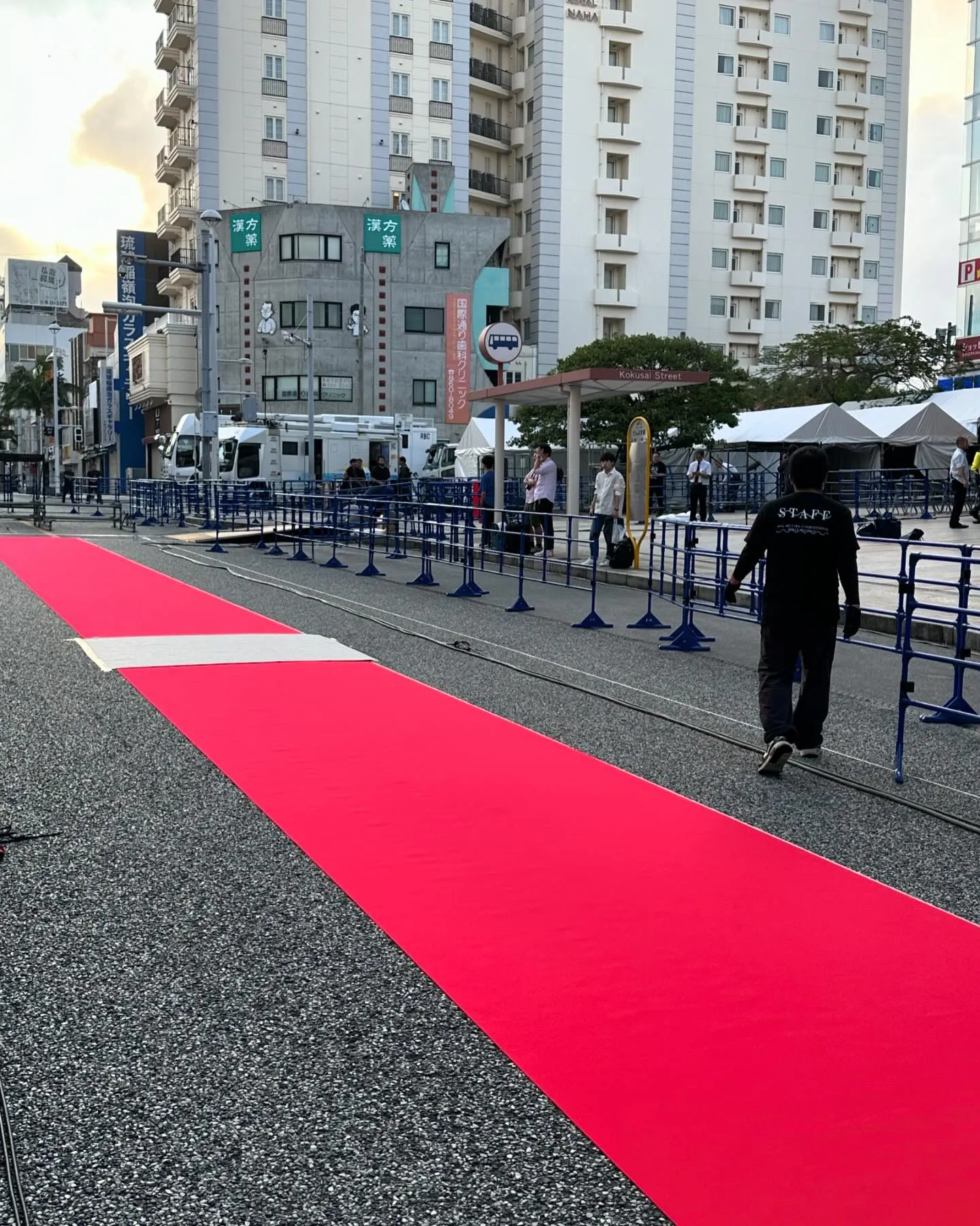 第16回島ぜんぶでお〜きな祭のレッドカーペット✨